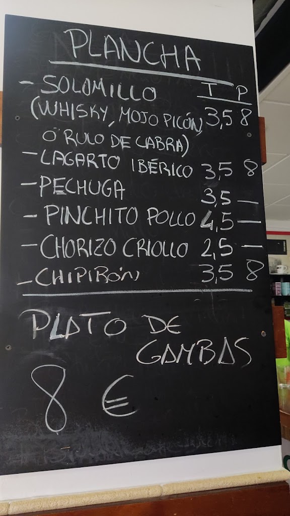 Cerveceria Guardina — Carta