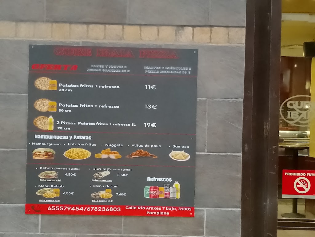 Bar Gure Ibaia — Carta