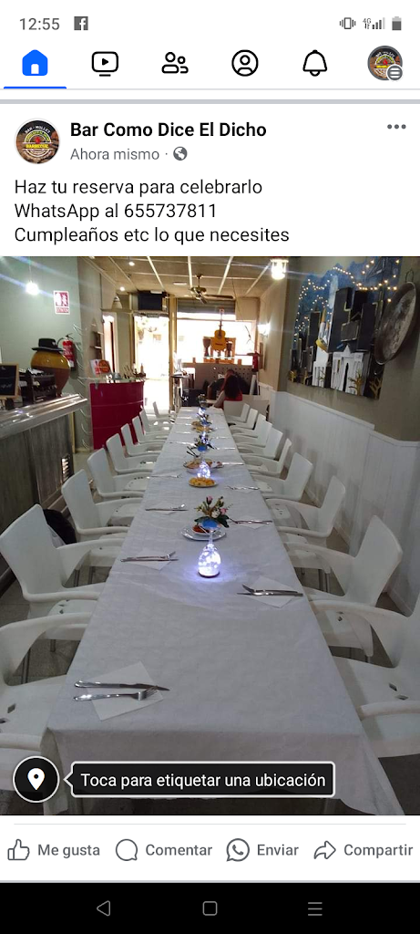 BAR Como dice el dicho