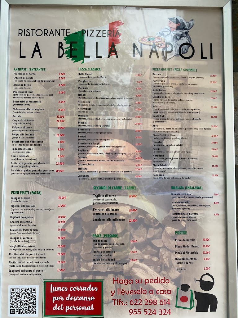 La bella Napoli — Carta