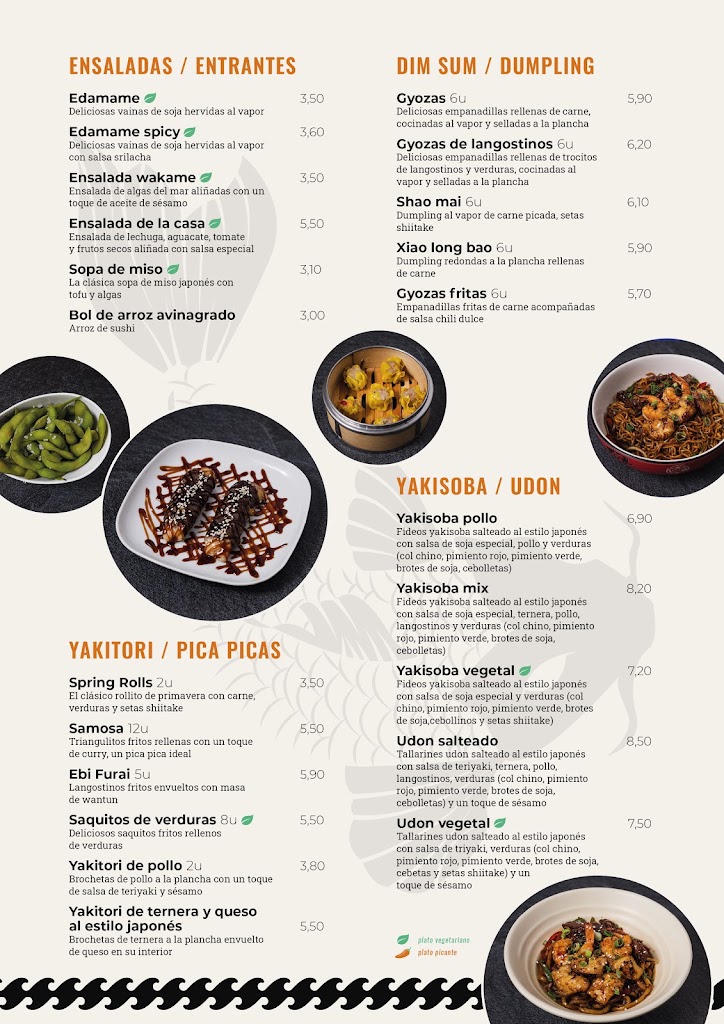 Bushido Sushi | Cornella — Carta