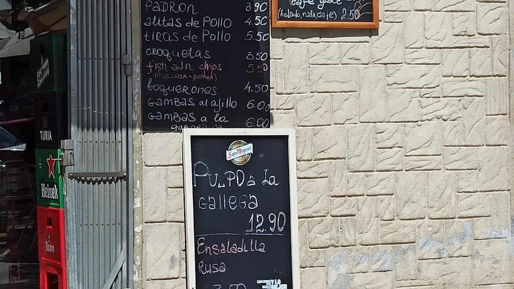 Bar Estacio central — Carta