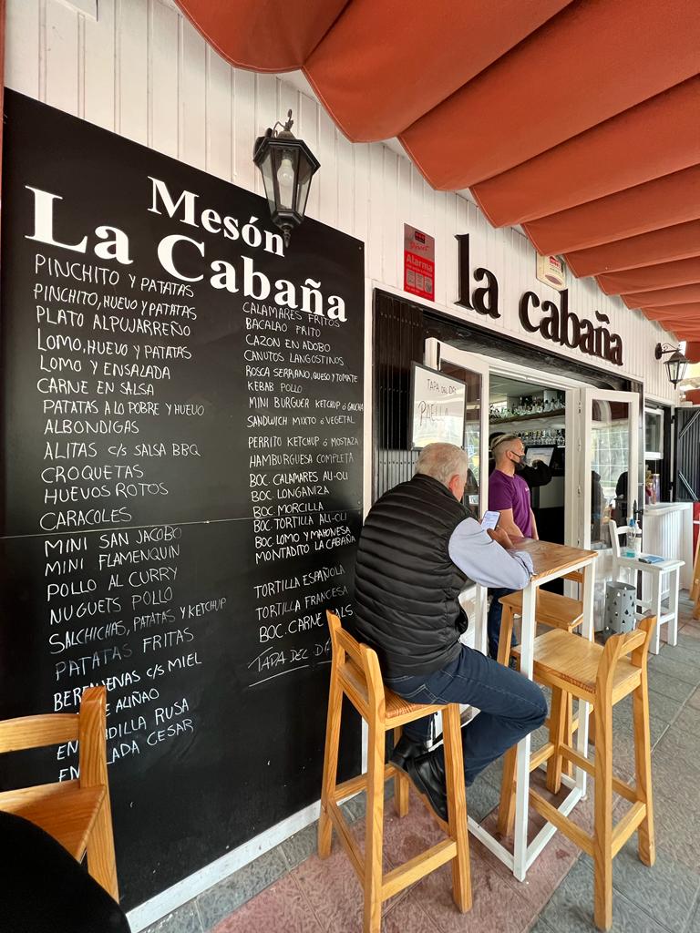 Bar "La Cabana" — Carta