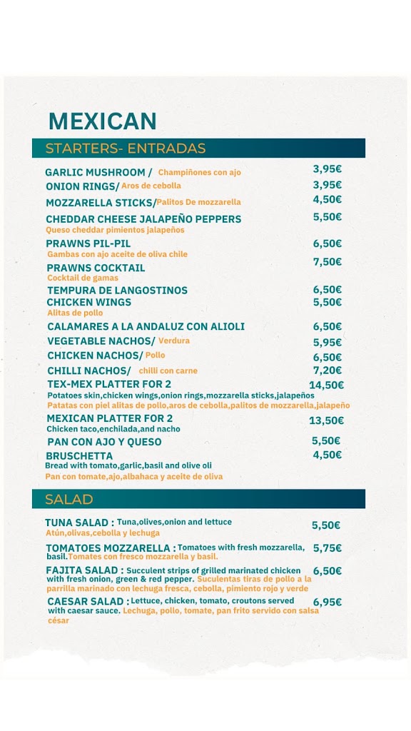 CURRY FIESTAA — Carta