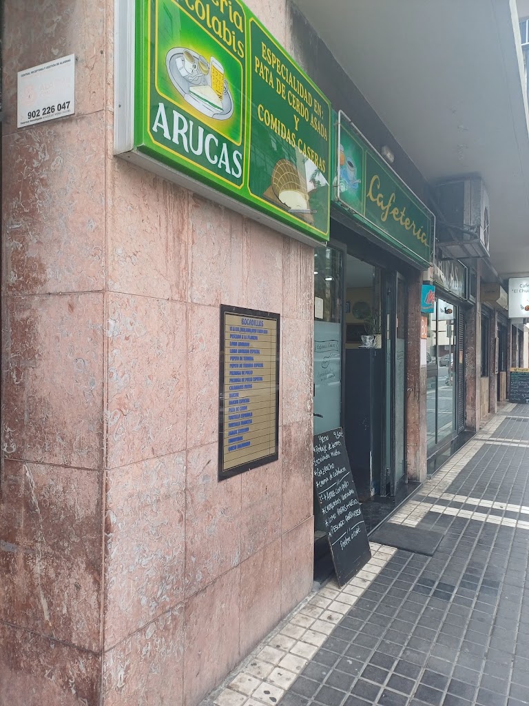 Cafeteria Arucas — Carta