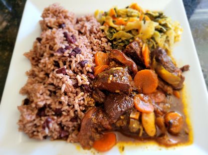 Rice and peas