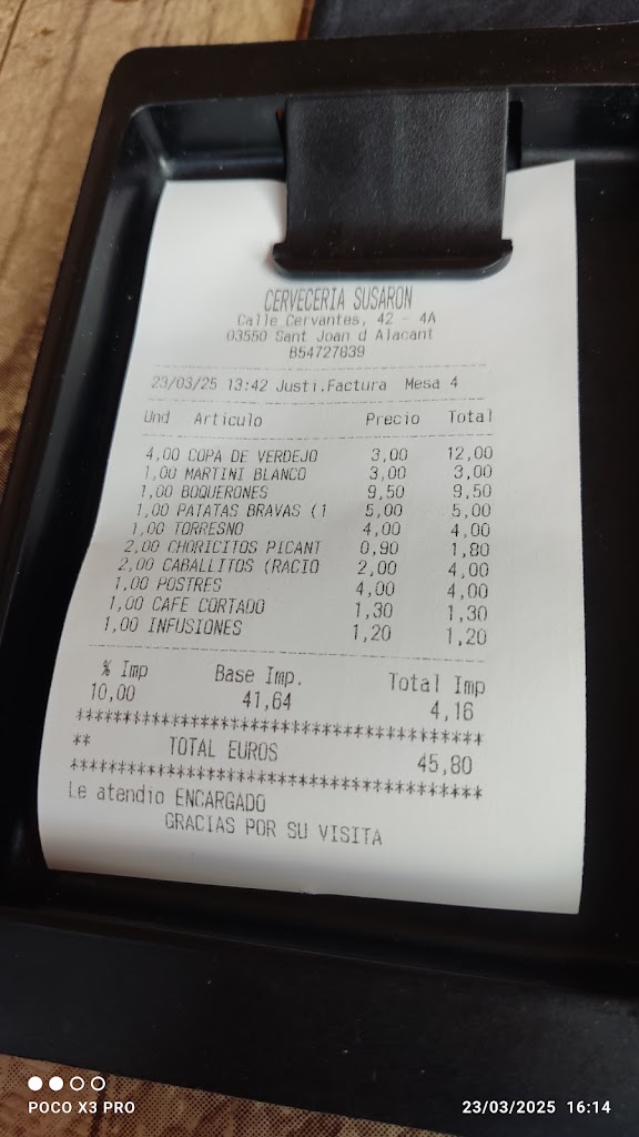 Restaurante Susaron — Mas recientes