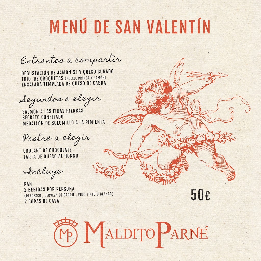 Bar Restaurante Maldito Parne — Carta