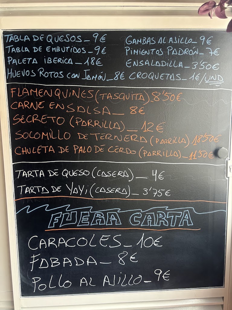 La Tasquita de Adeje — Carta