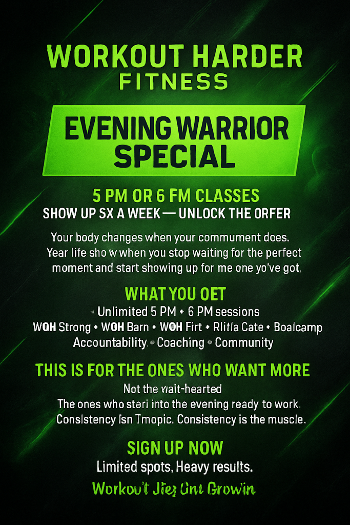  Workout Harder Fitness