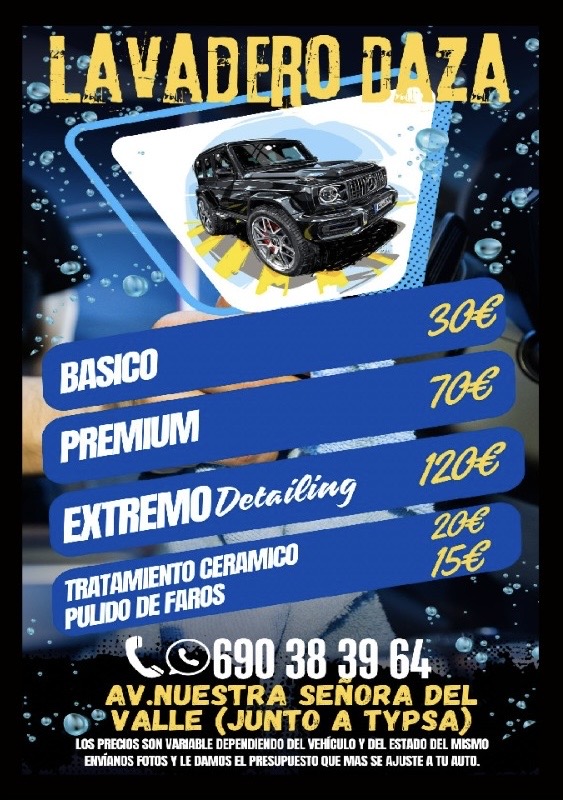 Lavadero Daza — Del propietario