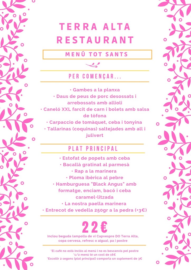 Terra Alta Restaurant — Del propietario