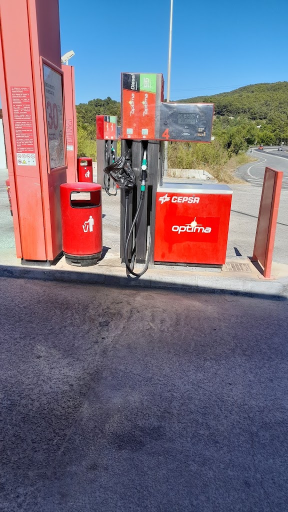 Estacion de servicio Cepsa — Surtidor de combustible