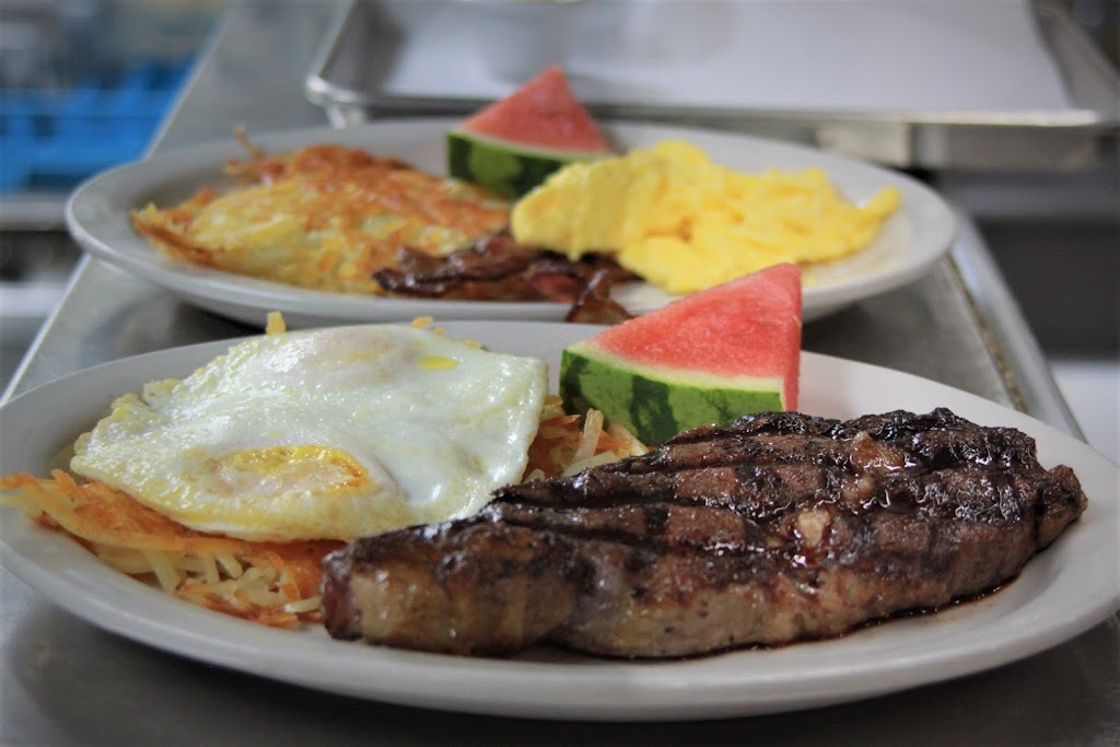 Steak and eggs