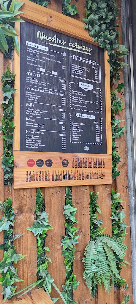 Cerveceria La Barrica — Carta