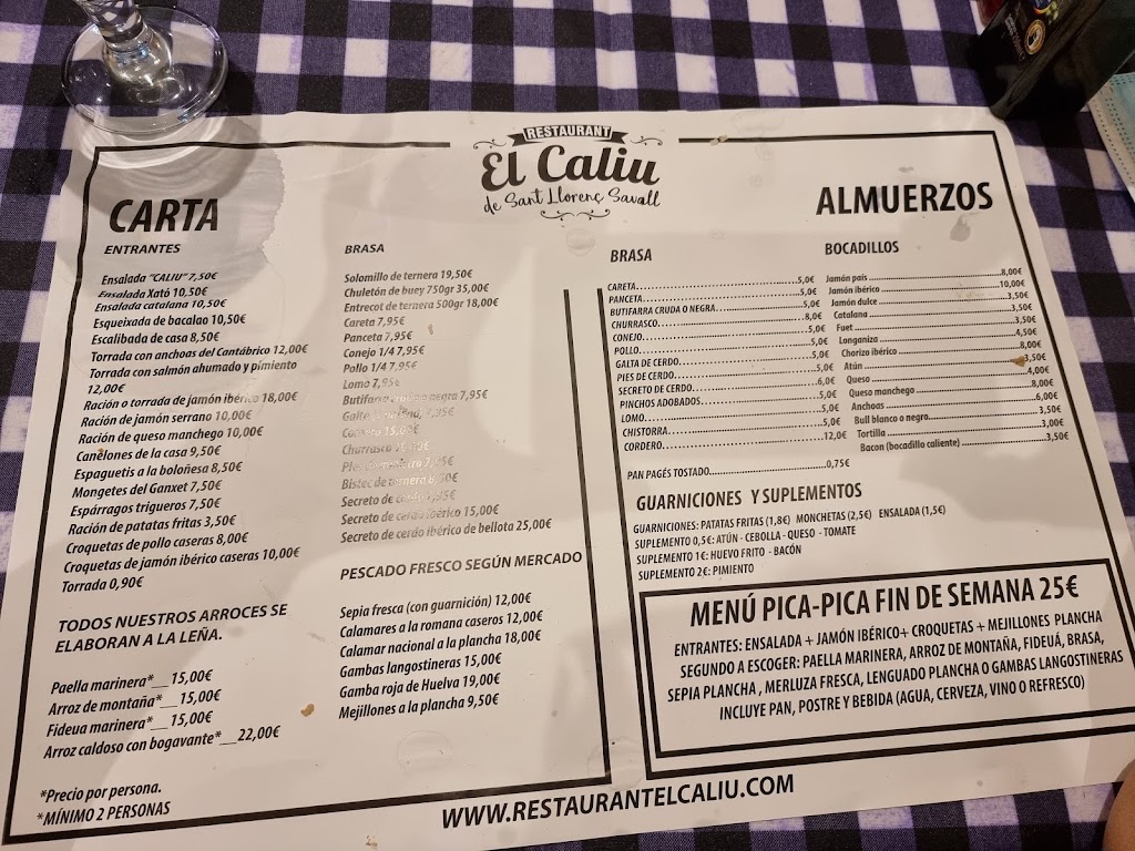 El Caliu de Castellar — Carta