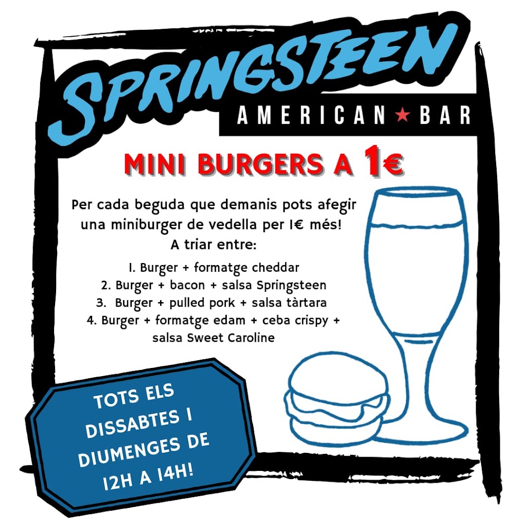 Springsteen American Bar — Carta