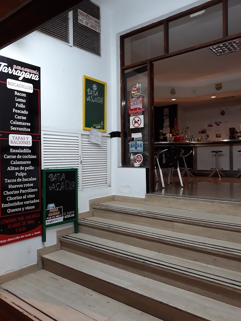 Bar Tarragona — Carta