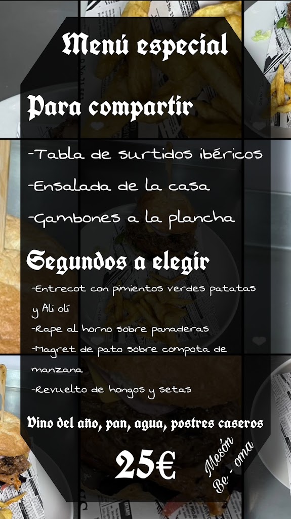 Meson Be Oma — Carta