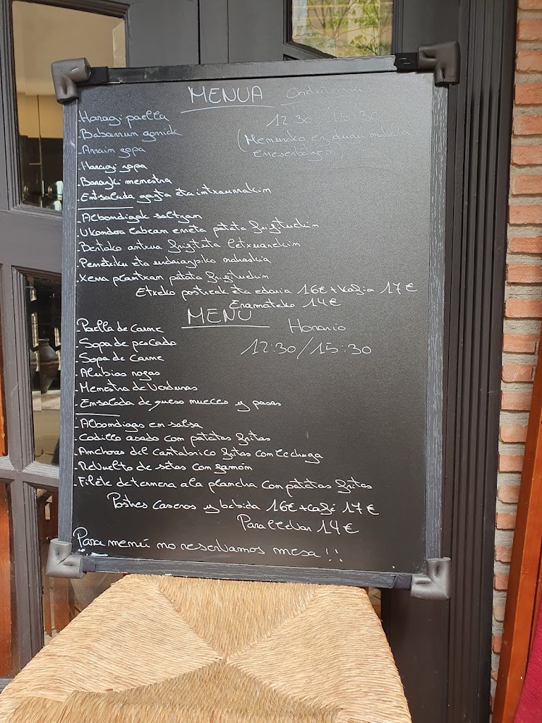 Restaurante Telesforo — Carta