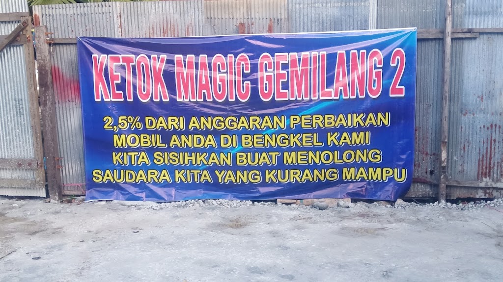 BENGKEL KETOK MAGIC GEMILANG 2