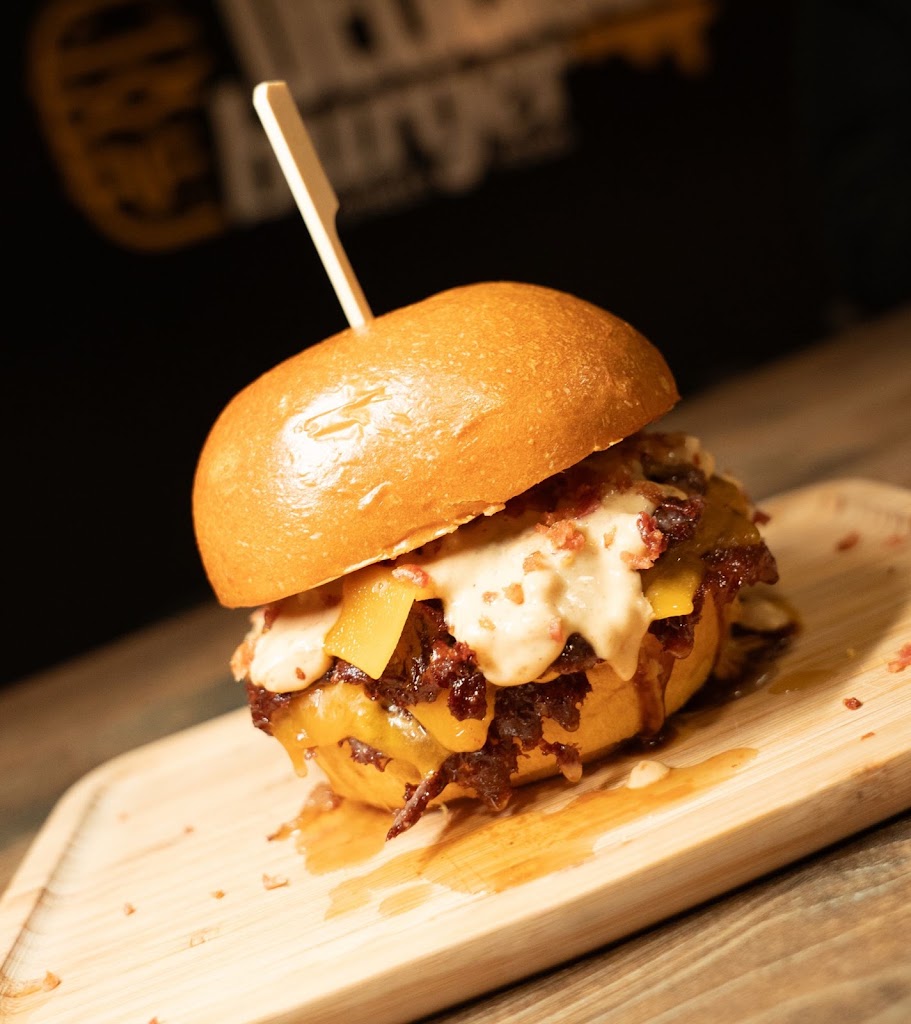 DELICIOUS BURGER streed food — Comida y bebida