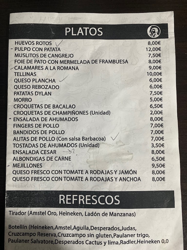 Bar Dylan — Carta