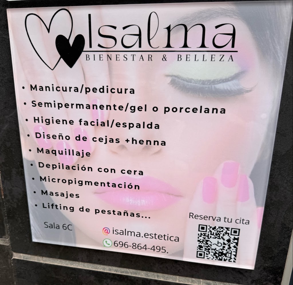 Isalma centro de estetica — Carta
