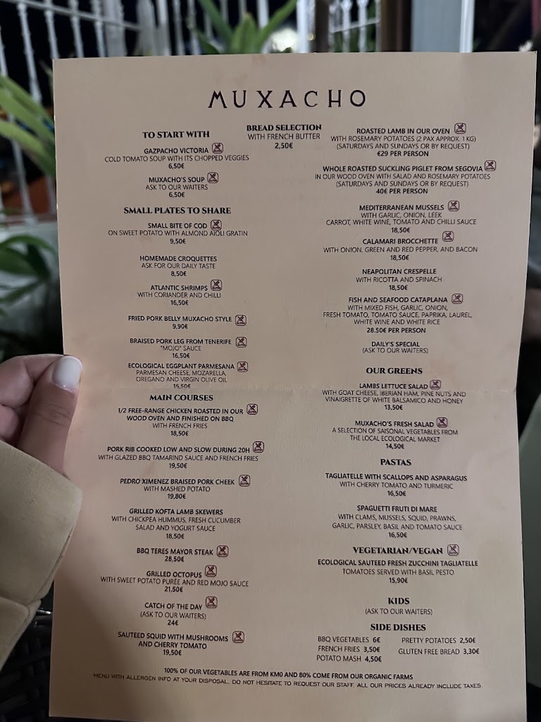 MUXACHO — Carta