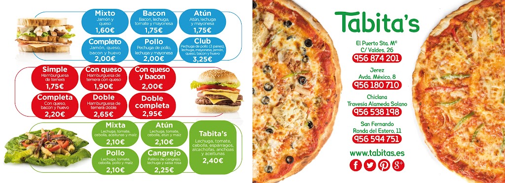 Tabita's Pizza Burguer — Del propietario
