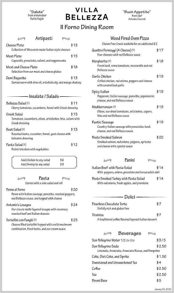  Villa Bellezza Winery & Vineyards