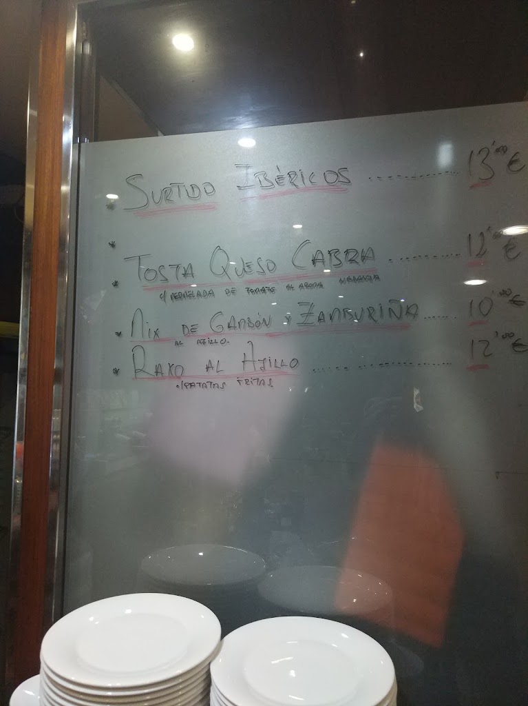 Bar As Tres Portinas — Carta