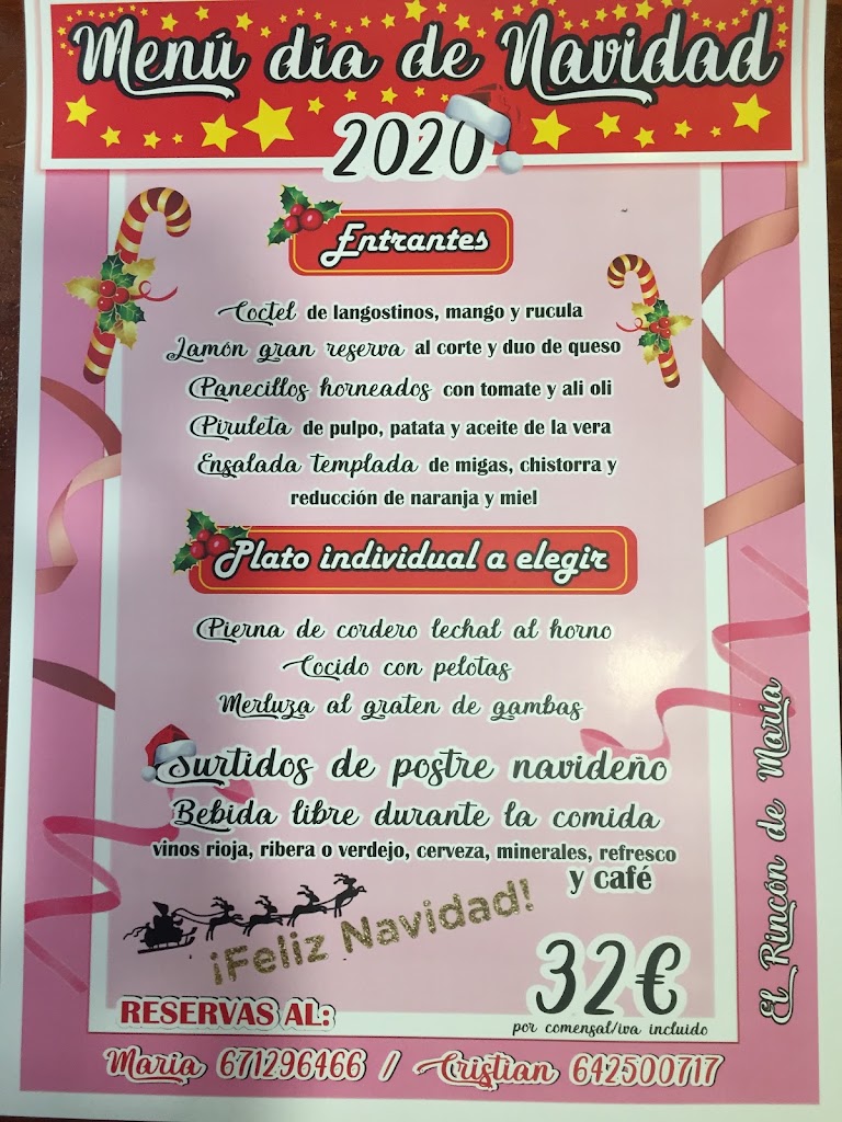 Rincon de Maria — Carta