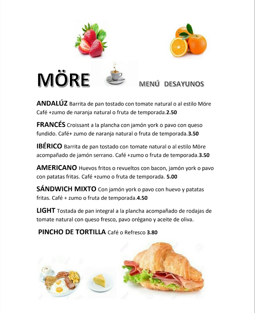 Cafe More — Carta