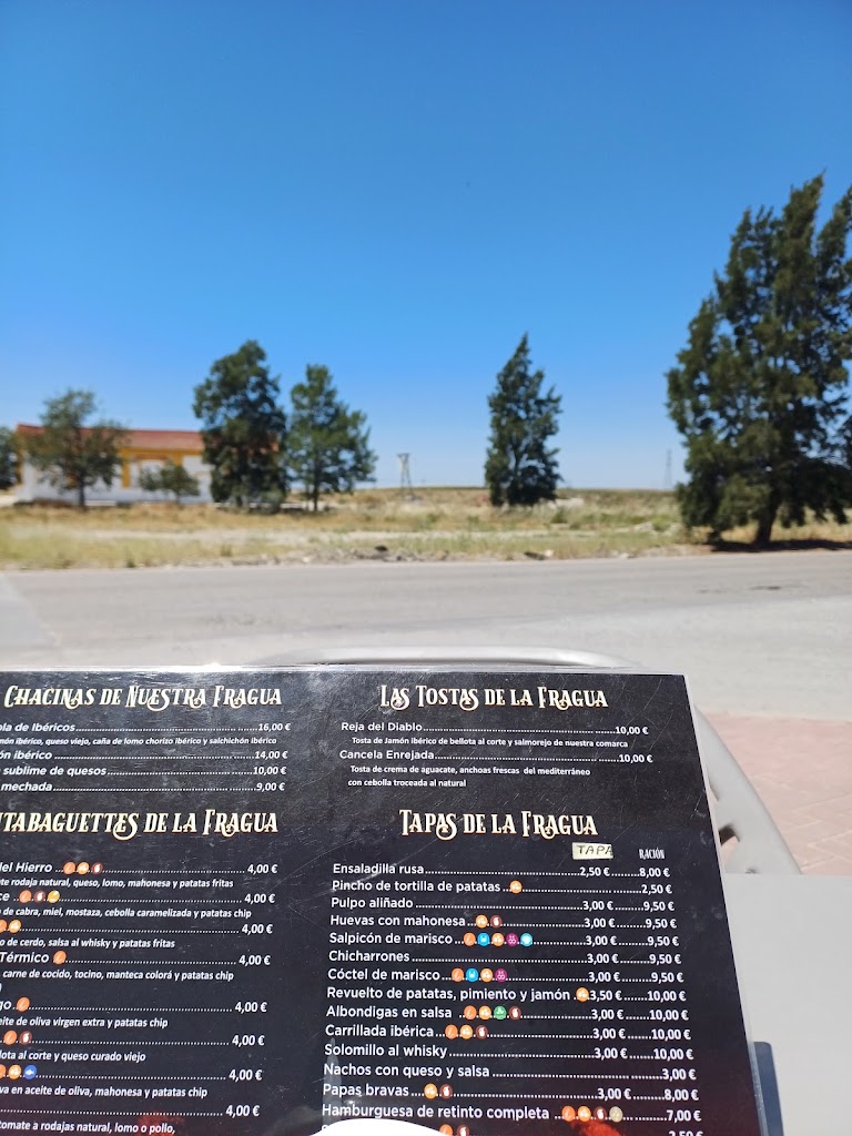 Taberna La Fragua — Carta