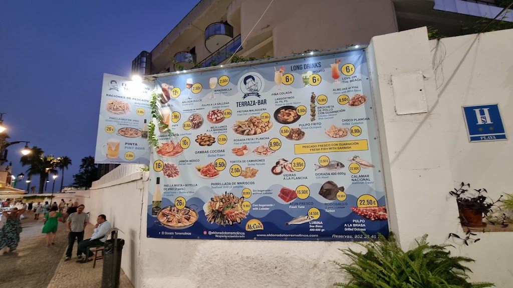 Restaurante El Dorado — Carta