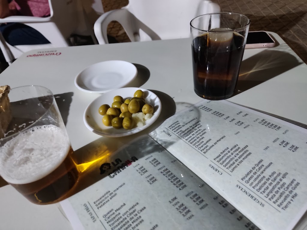 Bar La Canalla — Carta
