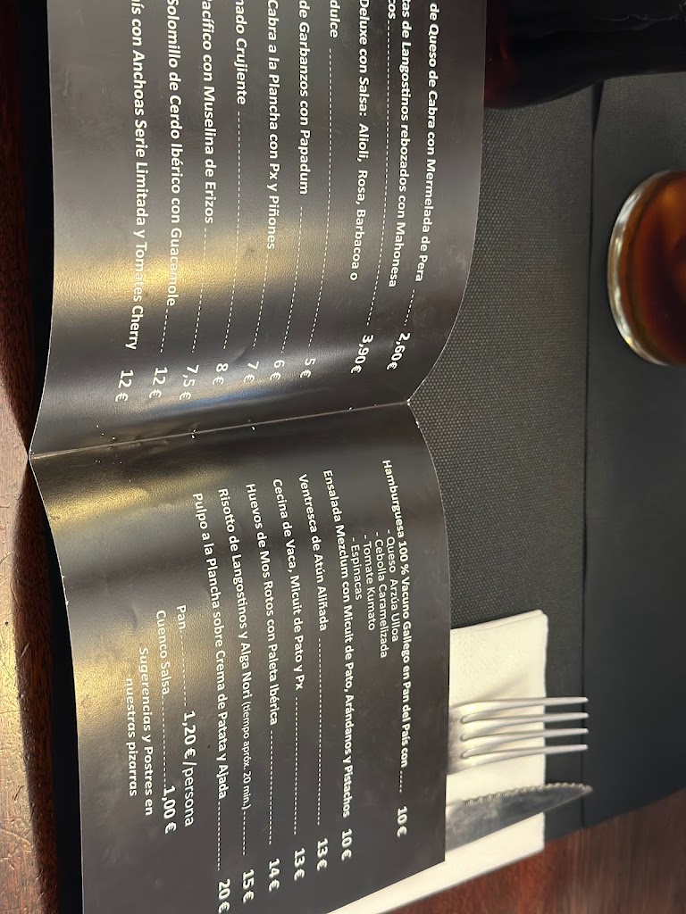 Cafe Vanessa — Carta