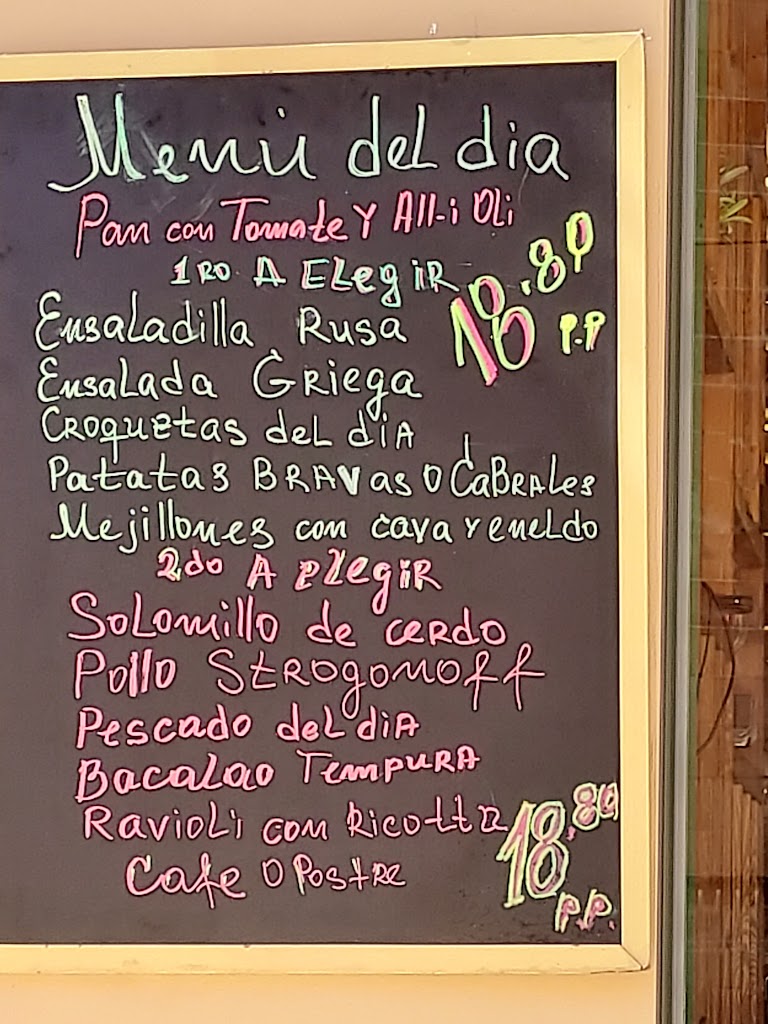 Restaurante Origen Denia — Carta