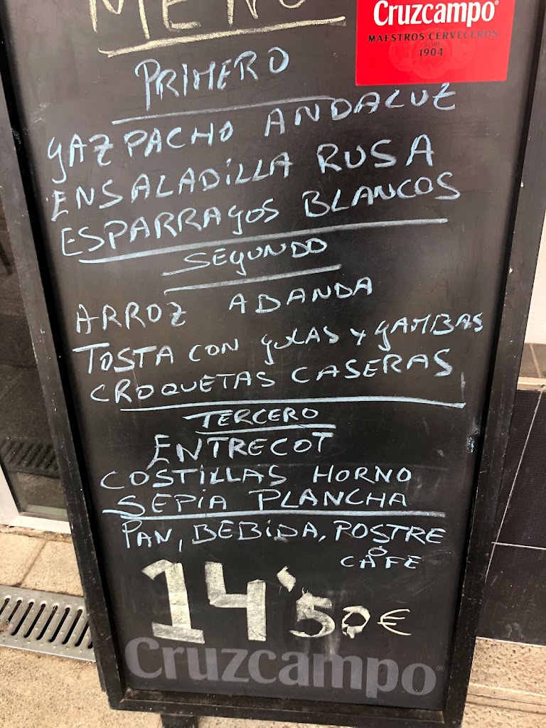 Restaurante El Gran Ruedo — Carta