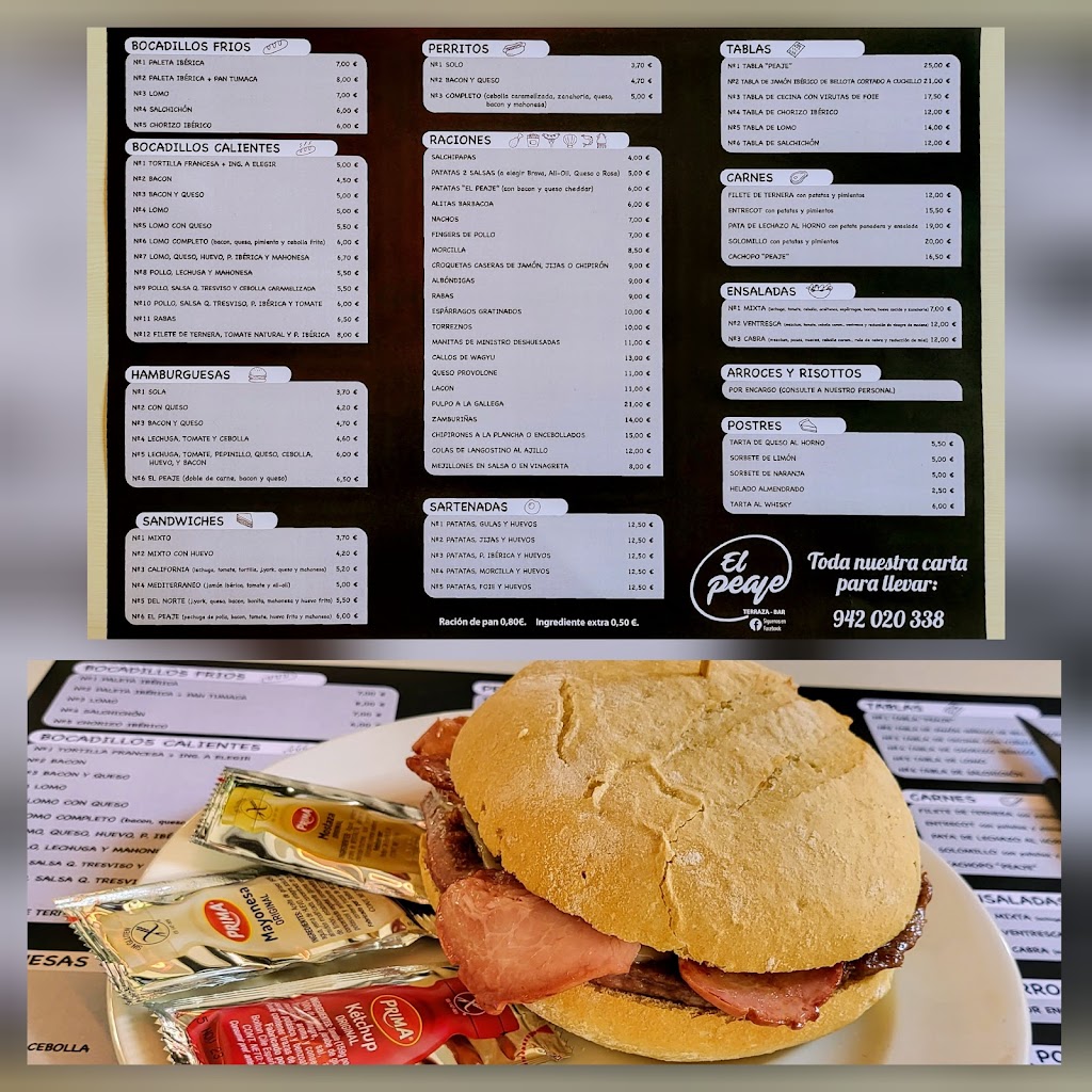 El Peaje — Carta