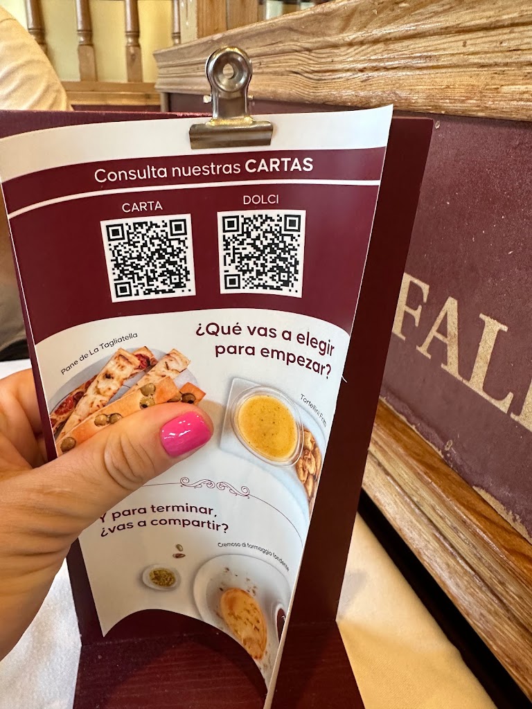 Restaurante La Tagliatella | Puerto de Sagunto — Carta