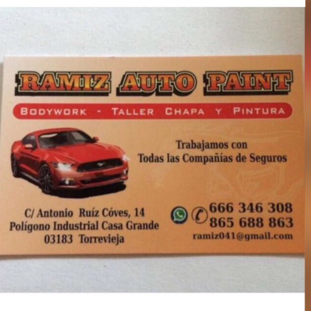 RAMIZ AUTO PAINT — Del propietario