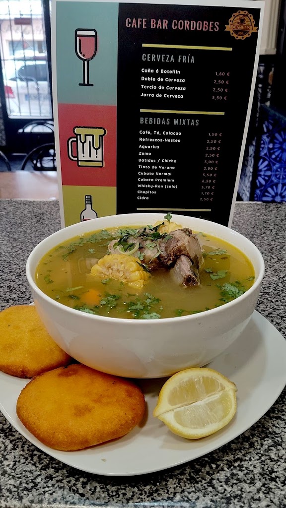 CAFE BAR CORDOBES — Carta