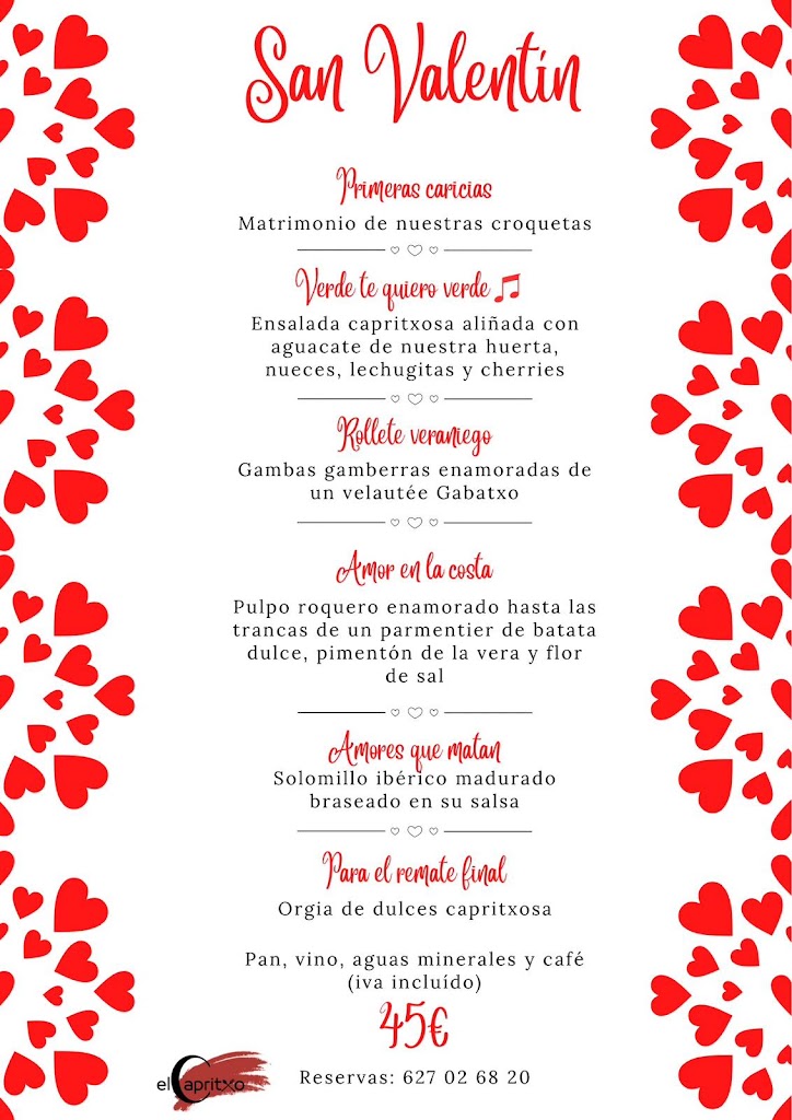 El Capritxo — Carta