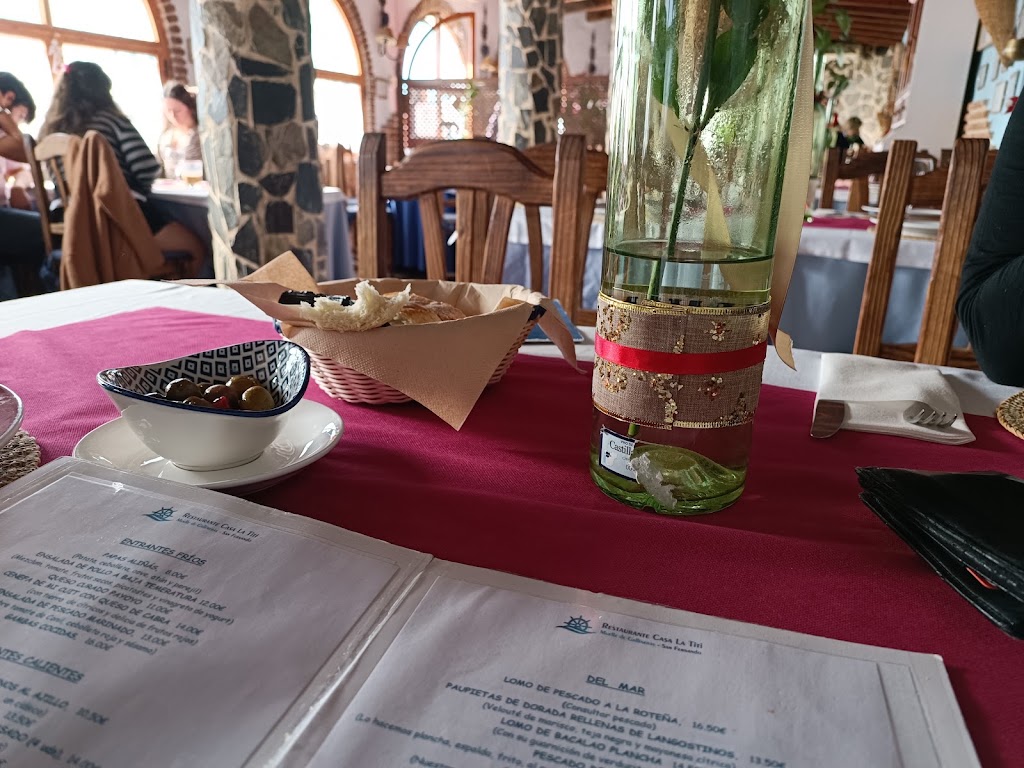 Restaurante Casa "La Titi" — Carta