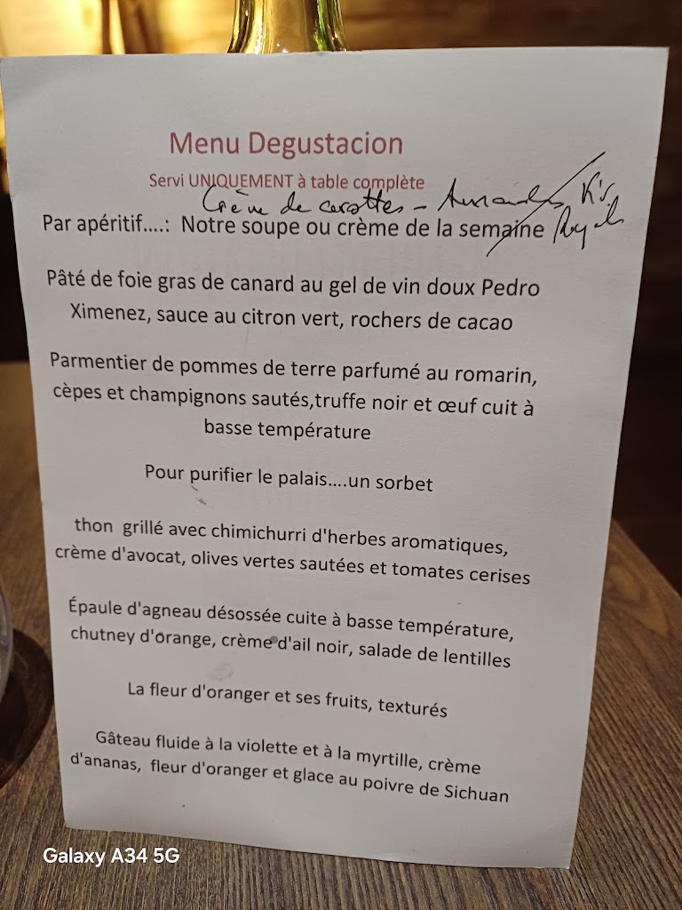 Restaurante Calma Chicha Maspalomas — Carta