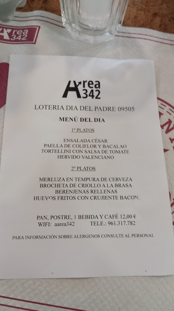 Area 342 — Carta