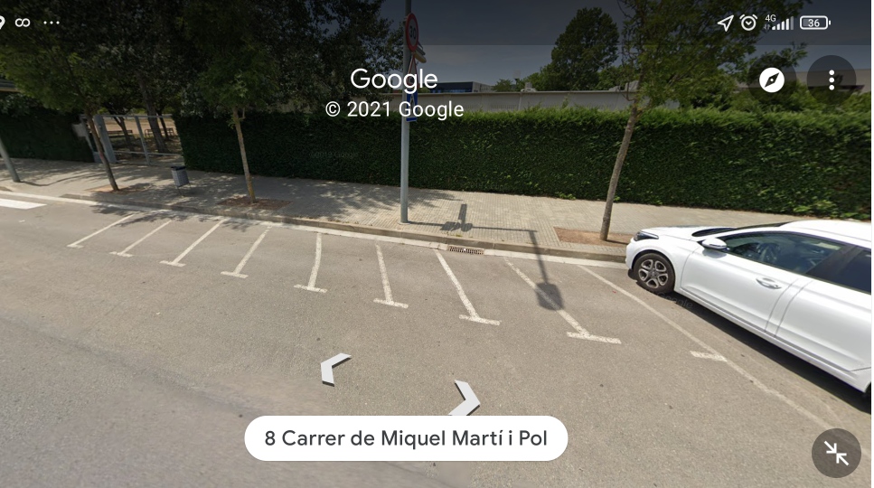 Zona d'aparcament per a motocicletes