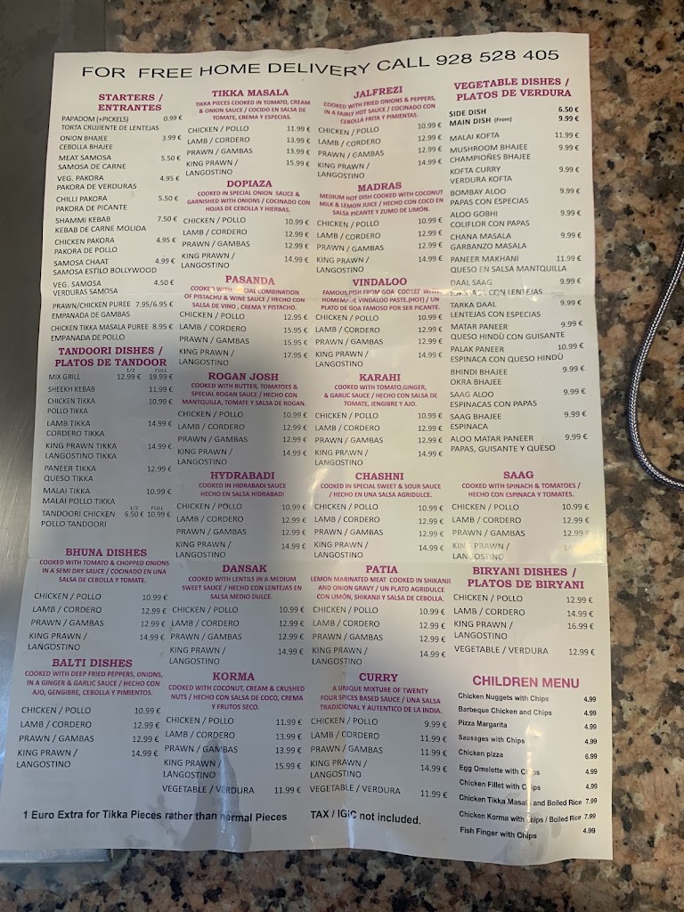 Bollywood Indian Restaurant (Puerto del Carmen) — Mas recientes